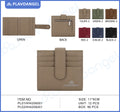 Compact Snap Button Card Wallet