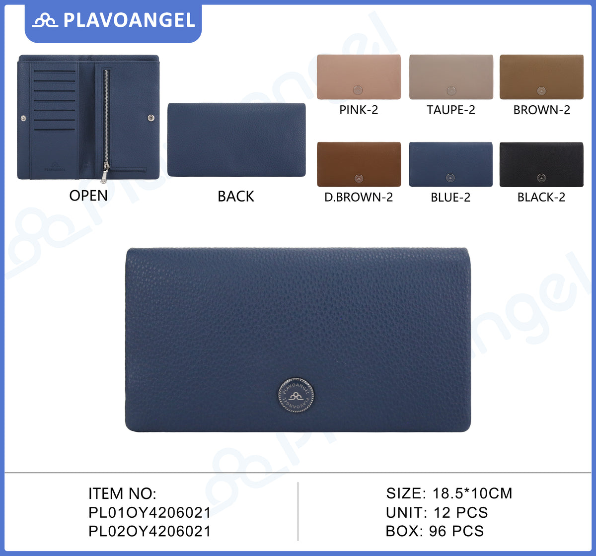Elegant Textured PU Women's Wallet