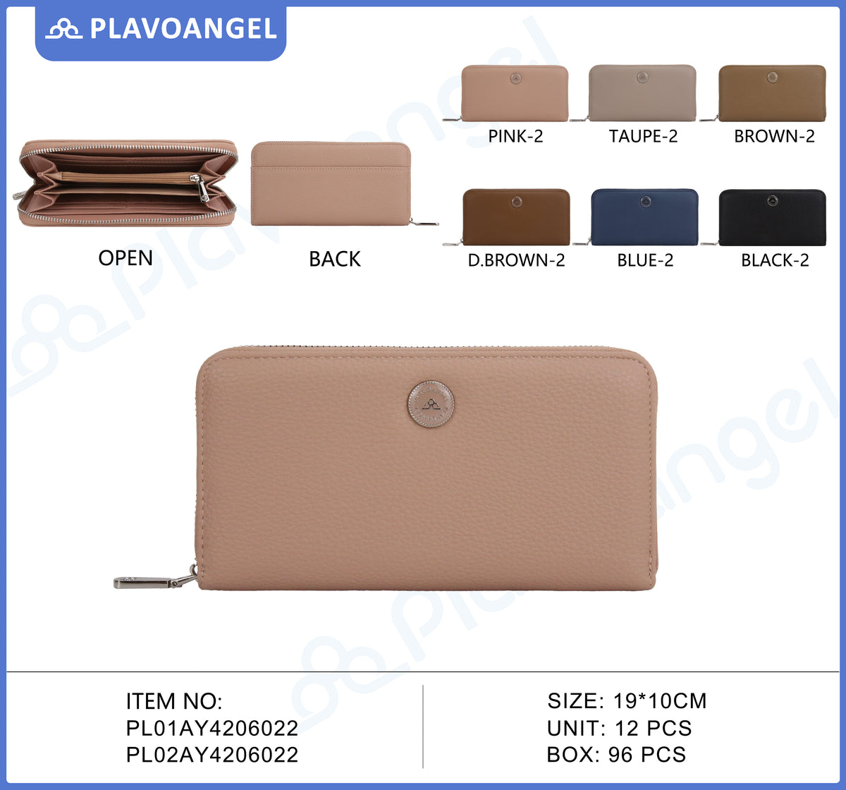 Classic Zip-Around Ladies Wallet