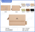 Plavoangel Elegant Ladies Tri-Fold Wallet