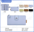 Elegant Snap-Closure Long Wallet