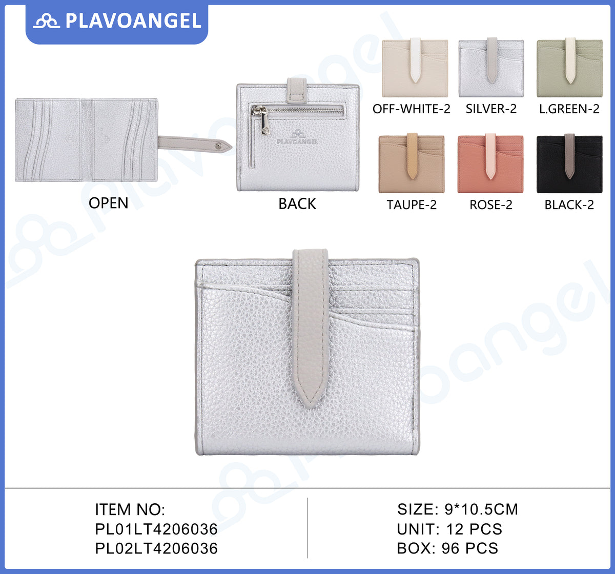 Chic Strap Closure Mini Wallet