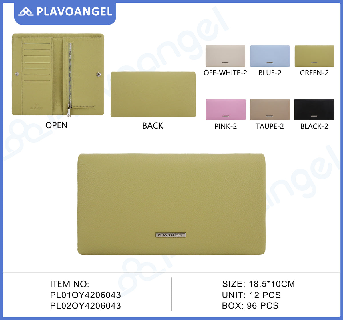 Elegant Plavoangel Long Wallet