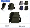 Compact Nylon Utility Crossbody Bag