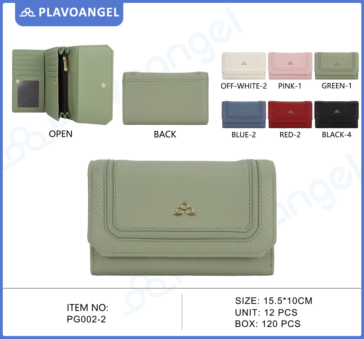 Elegant Tri-Fold PU Leather Wallet