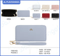Classic Textured Zip-Around Wristlet