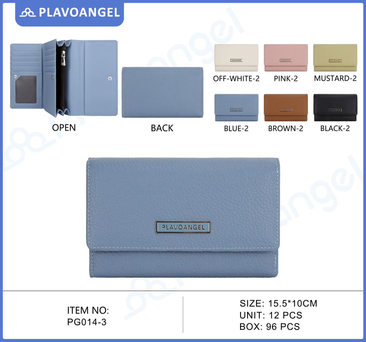 Classic Tri-Fold Button Wallet