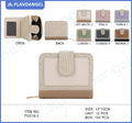 Chic Canvas Texture Compact Wallet