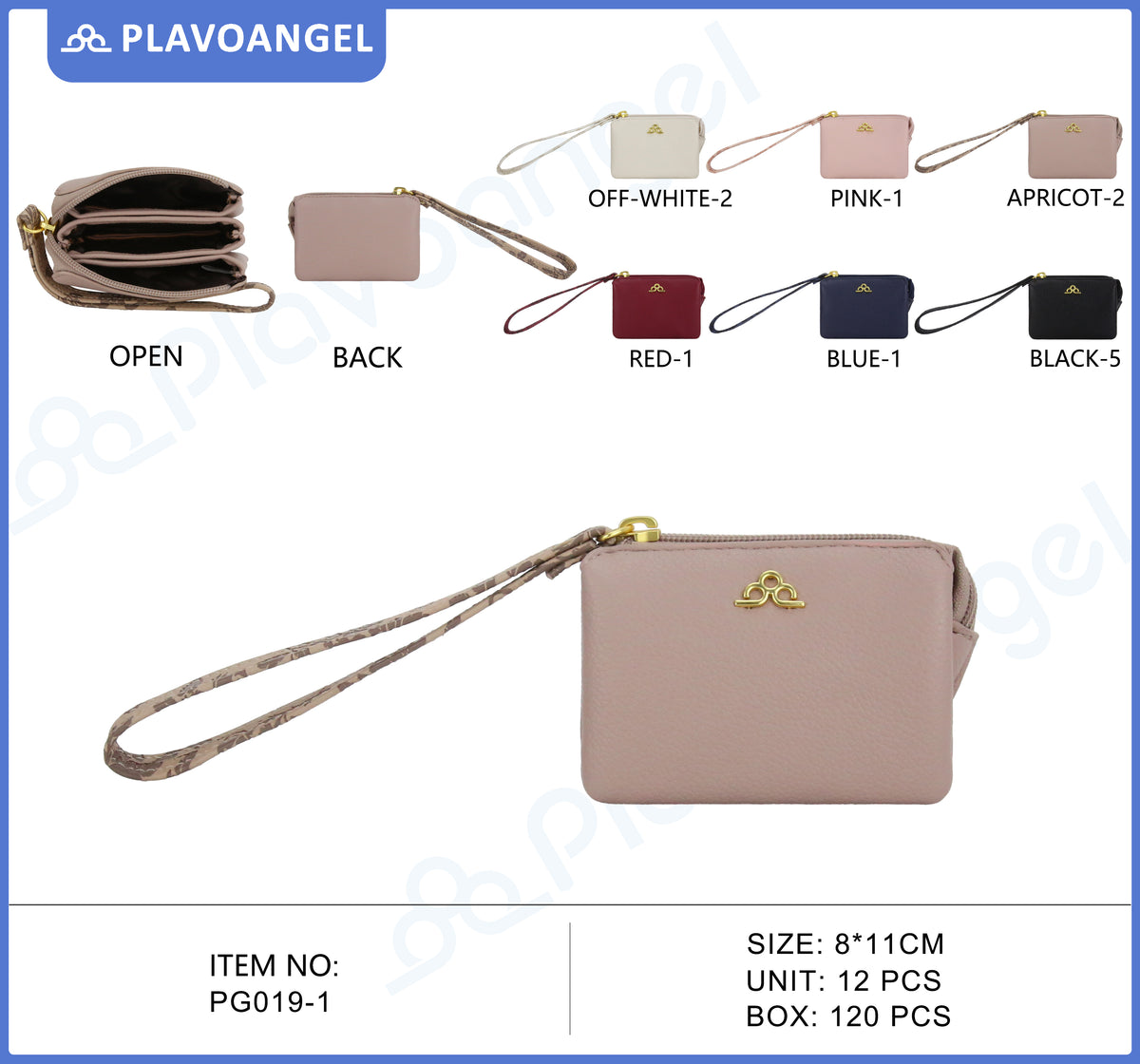 Elegant Multi-Compartment Wristlet Wallet