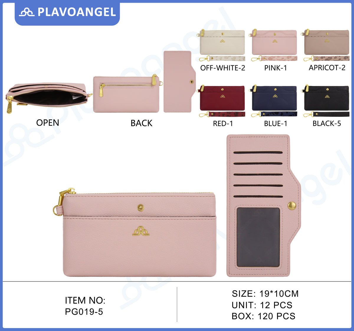 Elegant Slim Wristlet Wallet Pouch