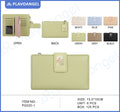 Floral Accent PU Leather Wallet