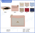 Chic Two-Tone Mini Cardholder