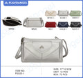 Compact Metallic Envelope Crossbody Bag