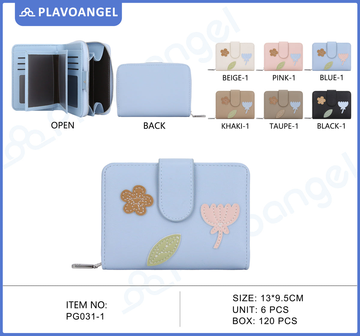 Charming Floral PU Leather Wallet