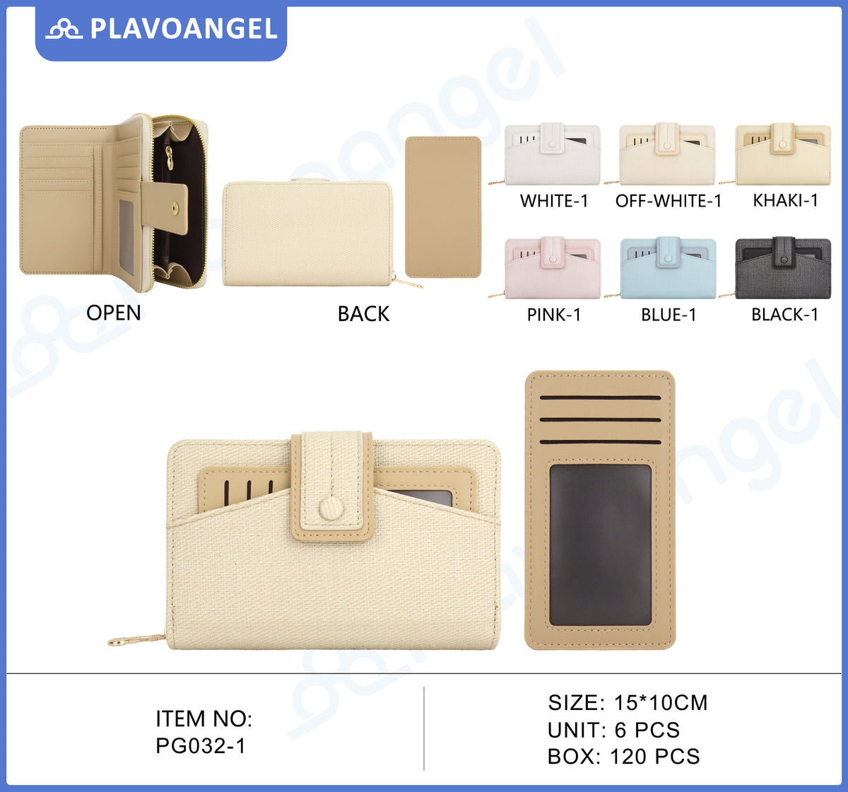 Chic Textured Zip-Around Wallet