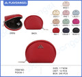 Stylish Semi-Circle PU Coin Pouch