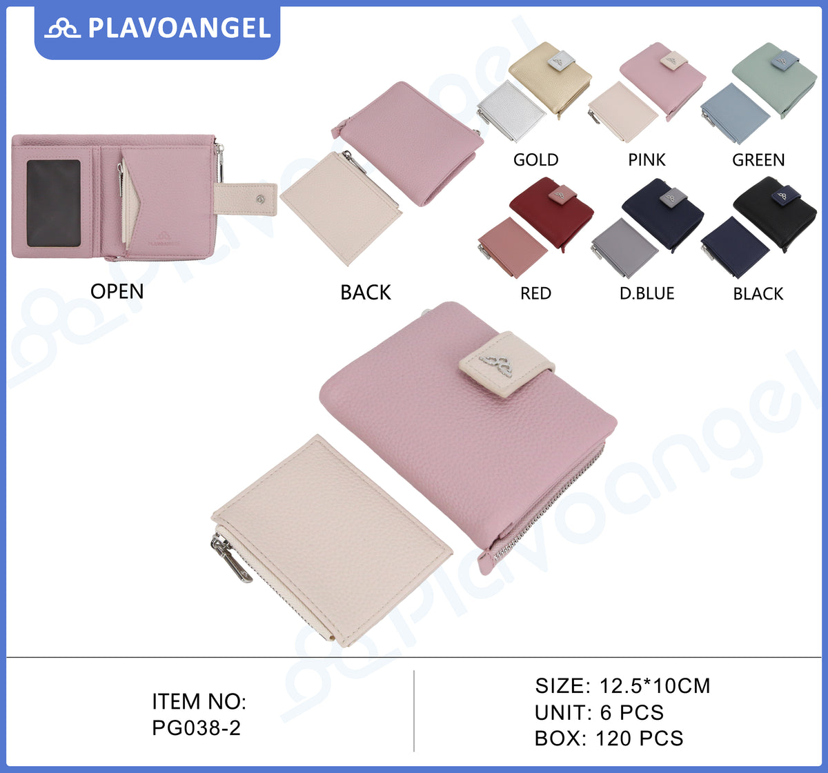 Two-Tone Compact Ladies Wallet