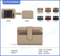 Tri-Tone Compact Ladies Wallet
