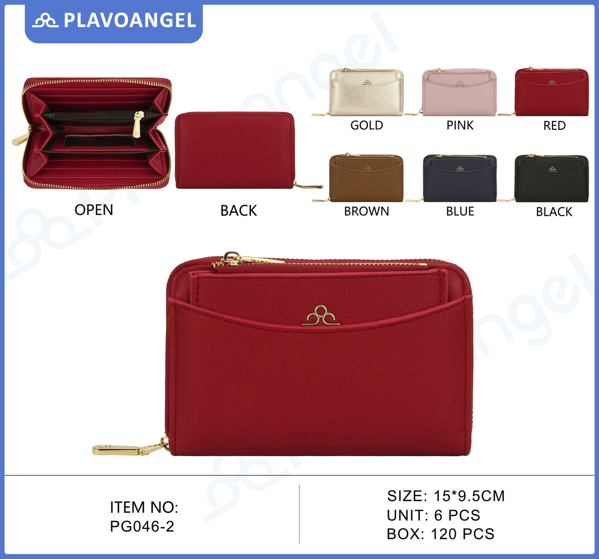 Elegant Multi-Zip Women's Wallet