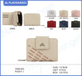 Woven Detail Compact Lady Wallet