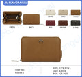 Elegant Textured Zip-Around Wallet