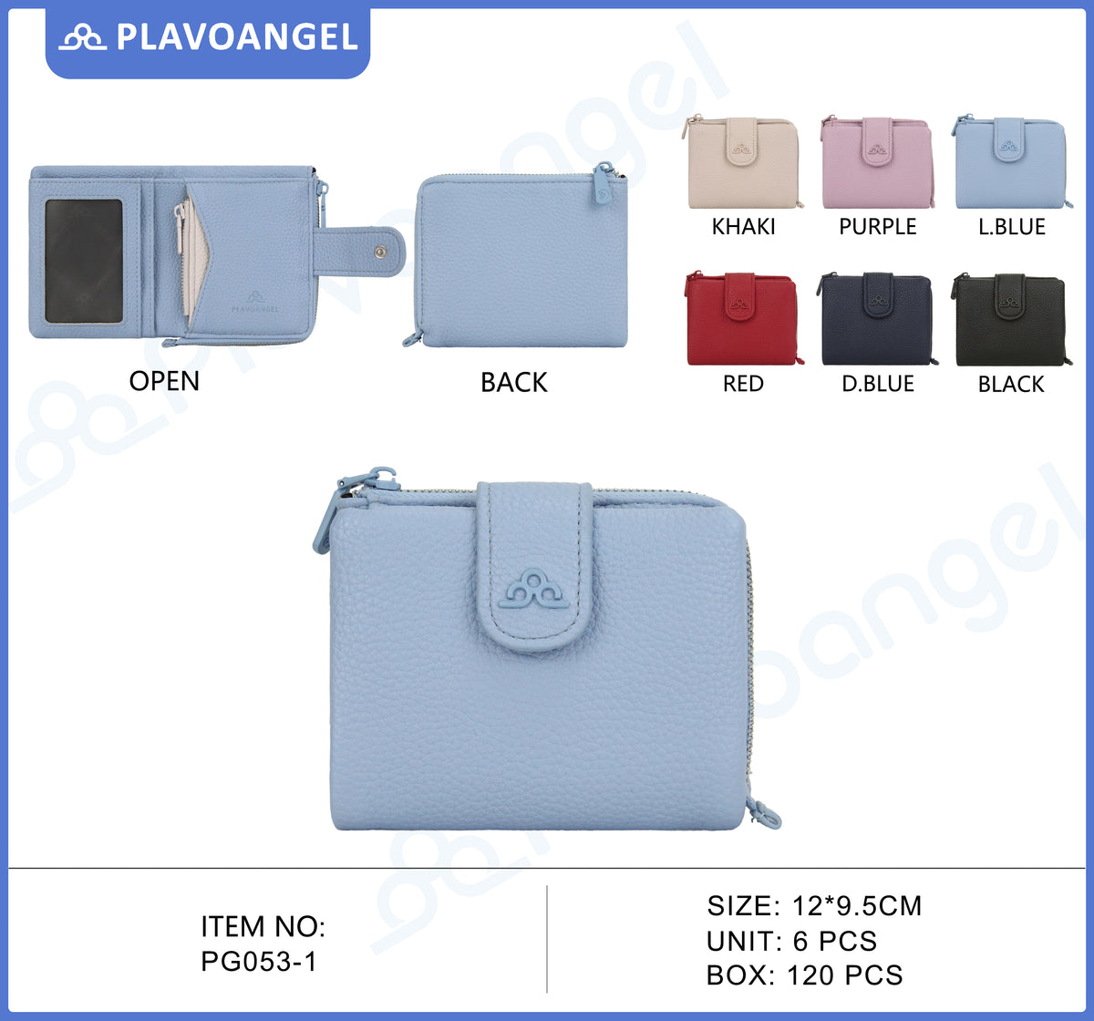 Compact Zip-Around Snap Wallet
