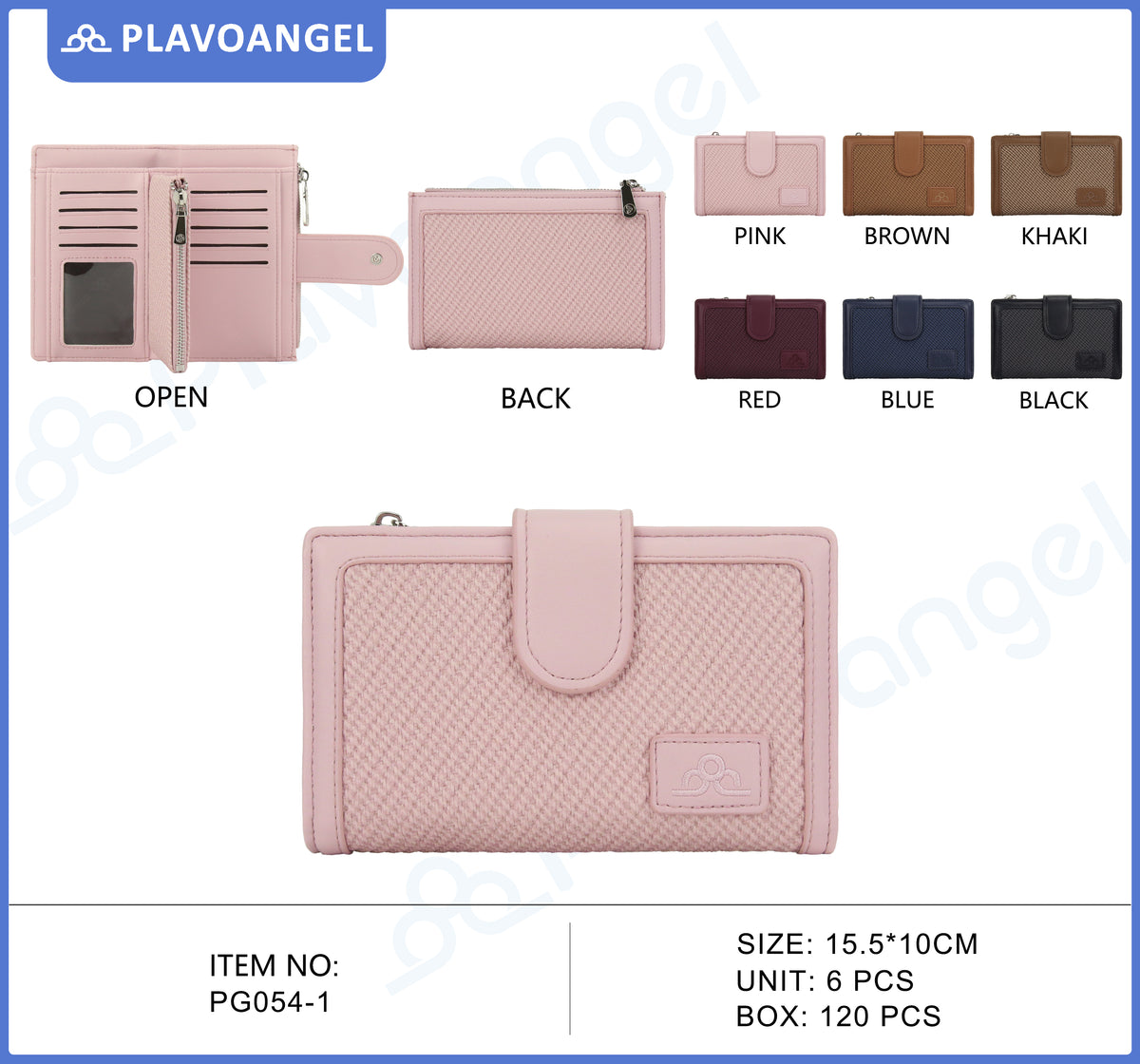 Chic Woven Texture Ladies Wallet
