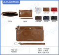Embossed Butterfly Wristlet Wallet