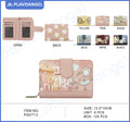 Whimsical Girl Print Wallet