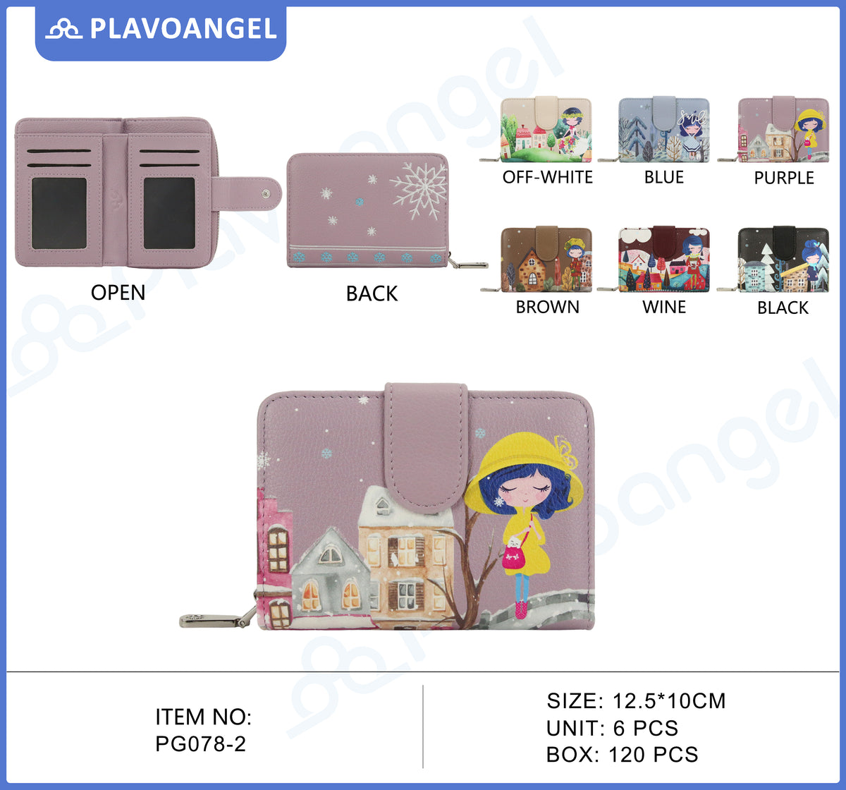Whimsical Winter Girl Wallet