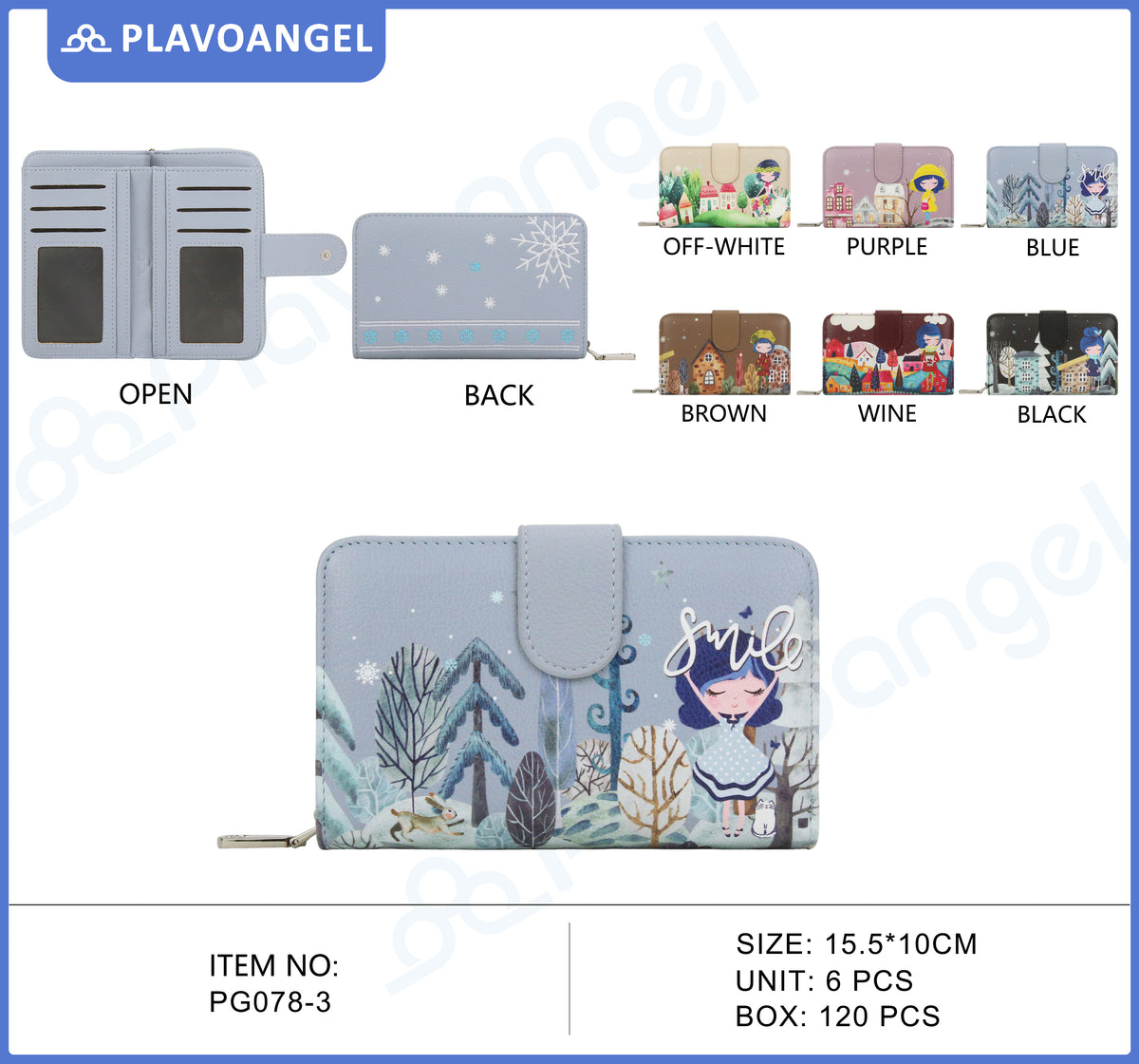 Winter Whimsy Illustrated Wallet
