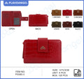 Croc-Texture RFID Ladies Wallet