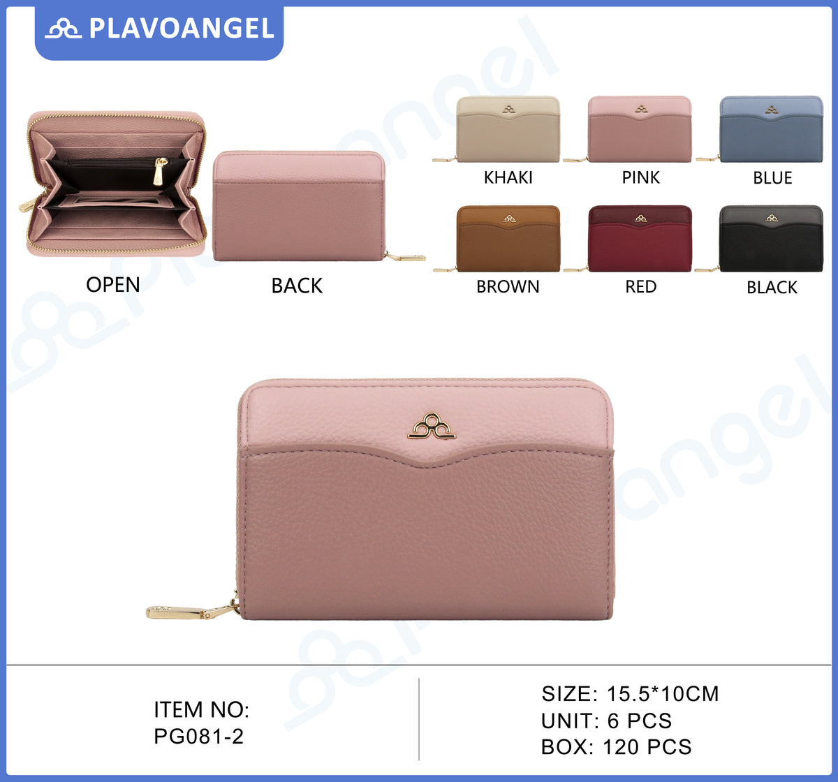 Elegant Zip-Around Ladies Wallet