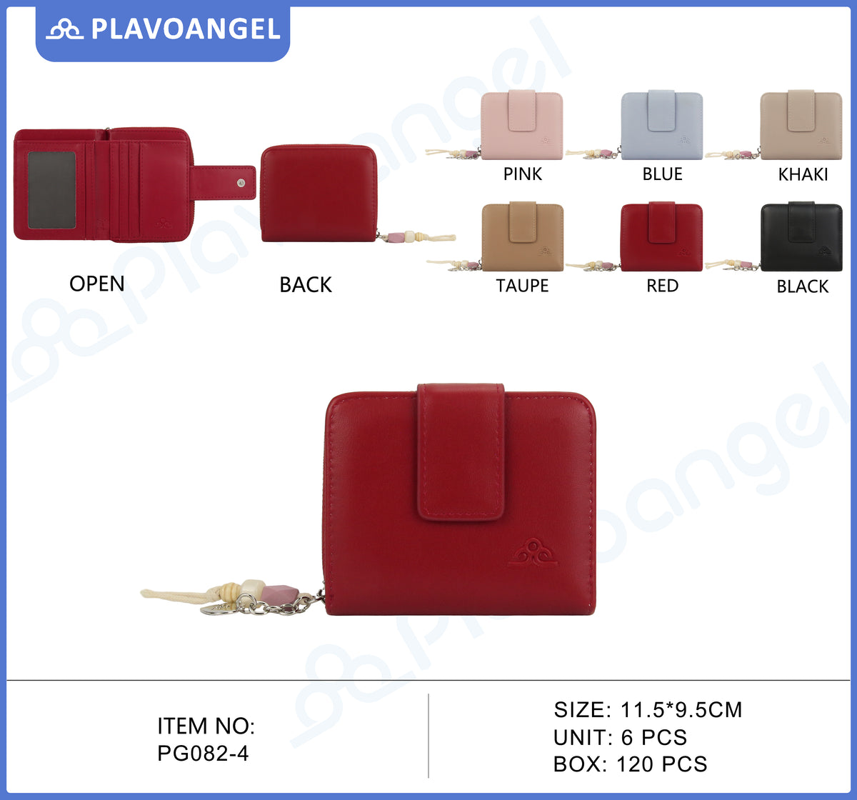 Chic Tassel Compact Bifold Wallet