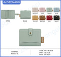 Chic Compact Snap-Button Wallet