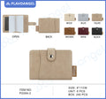 Compact Snap-Button Card Wallet