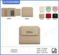 Elegant Pearl Snap RFID Wallet