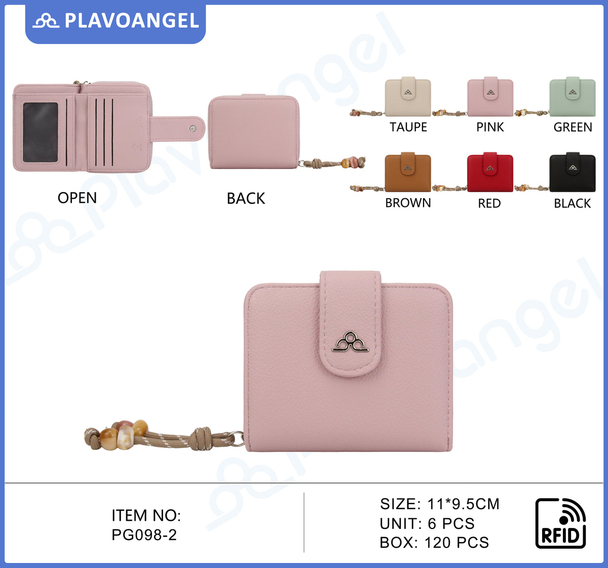Chic Beaded Tassel RFID Wallet
