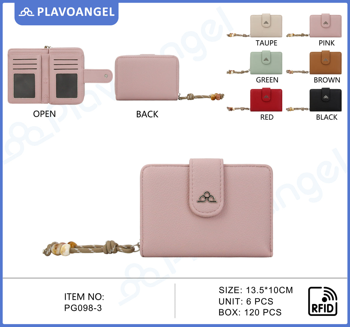 Chic Beaded Tassel RFID Wallet