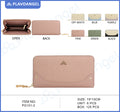 Elegant Textured Zip-Around Ladies Wallet