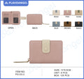 Elegant Two-Tone Compact Wallet